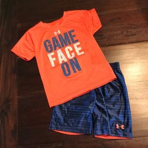 Under Armour Game Face On Shirt/Short Set